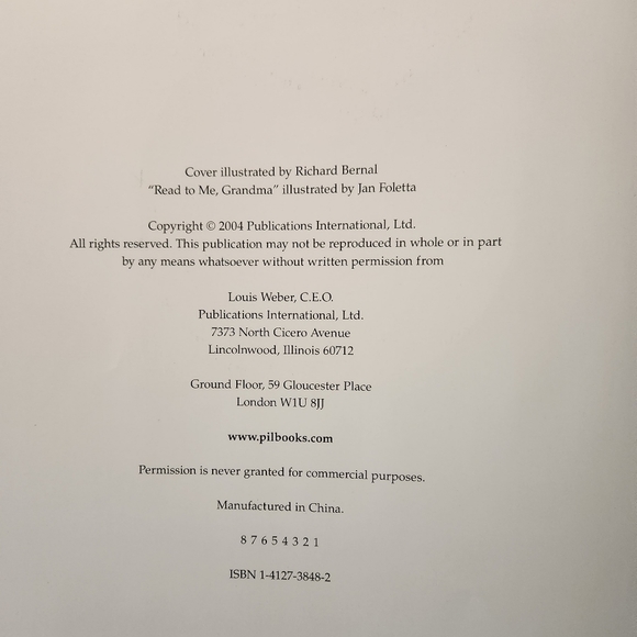 "READ to Me Grandma" Hardcover Book - Picture 5 of 9